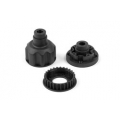 XRAY NT1 COMPOSITE FRONT DIFF. CASE, COVER & 27T BELT PULLEY 335010